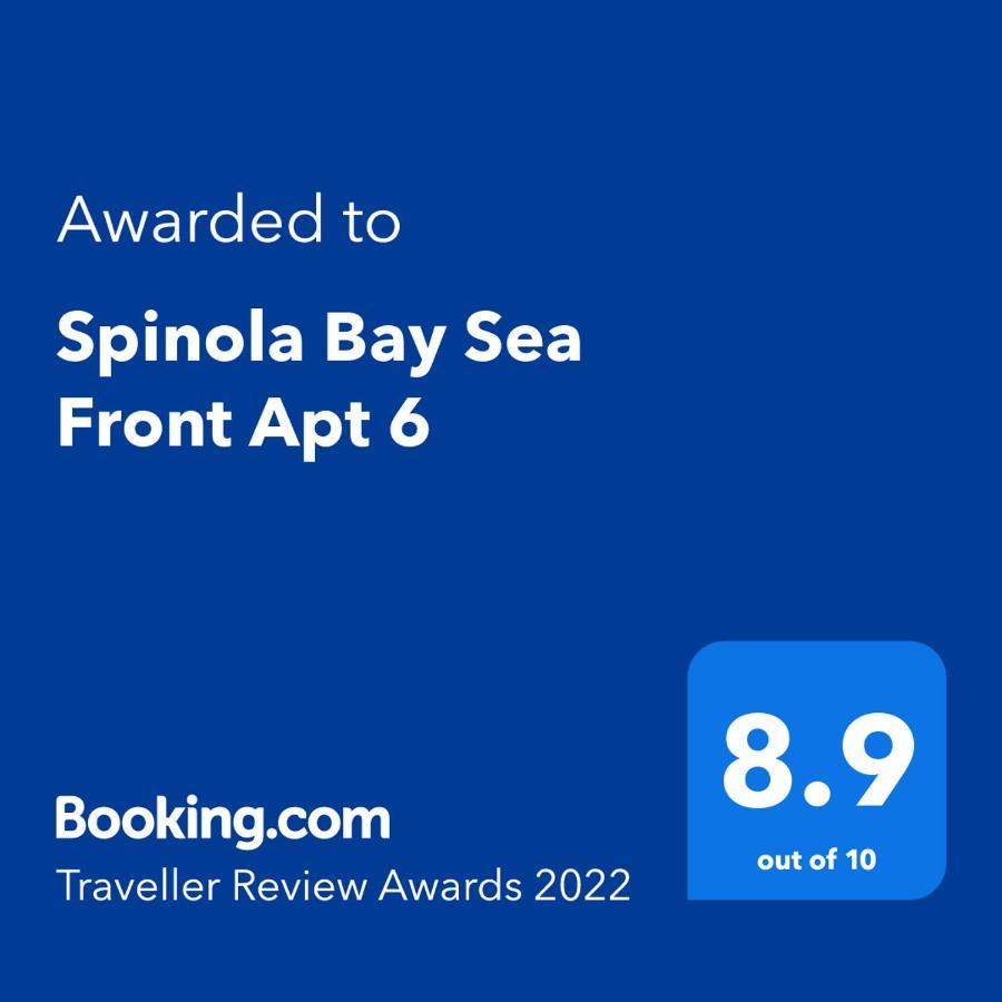Spinola Bay Sea Front Apt 6 San Julián Exterior foto